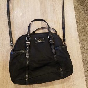 Kate Spade Black Nylon Crossbody Purse